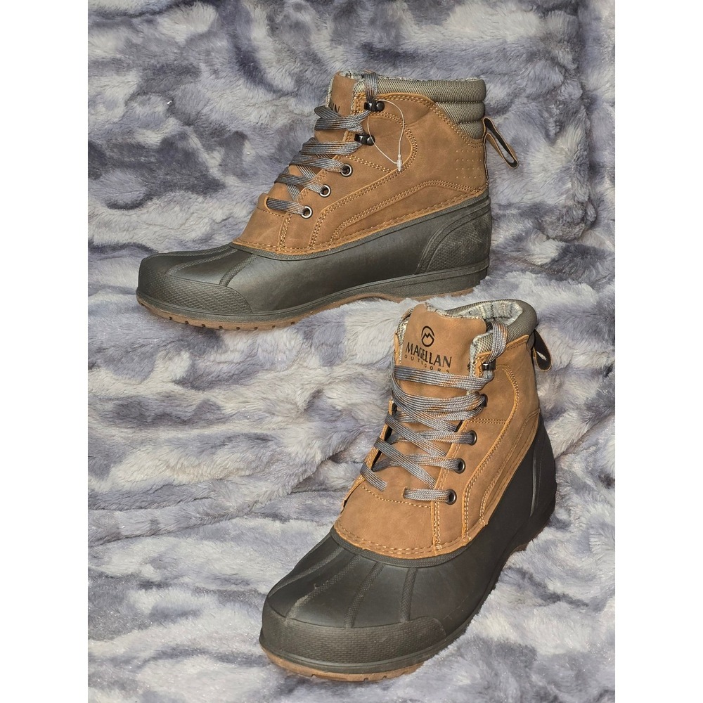 NEW Magellan Outdoors Mens All Weather Duck Boots Brown‎ Waterproof  Size 13